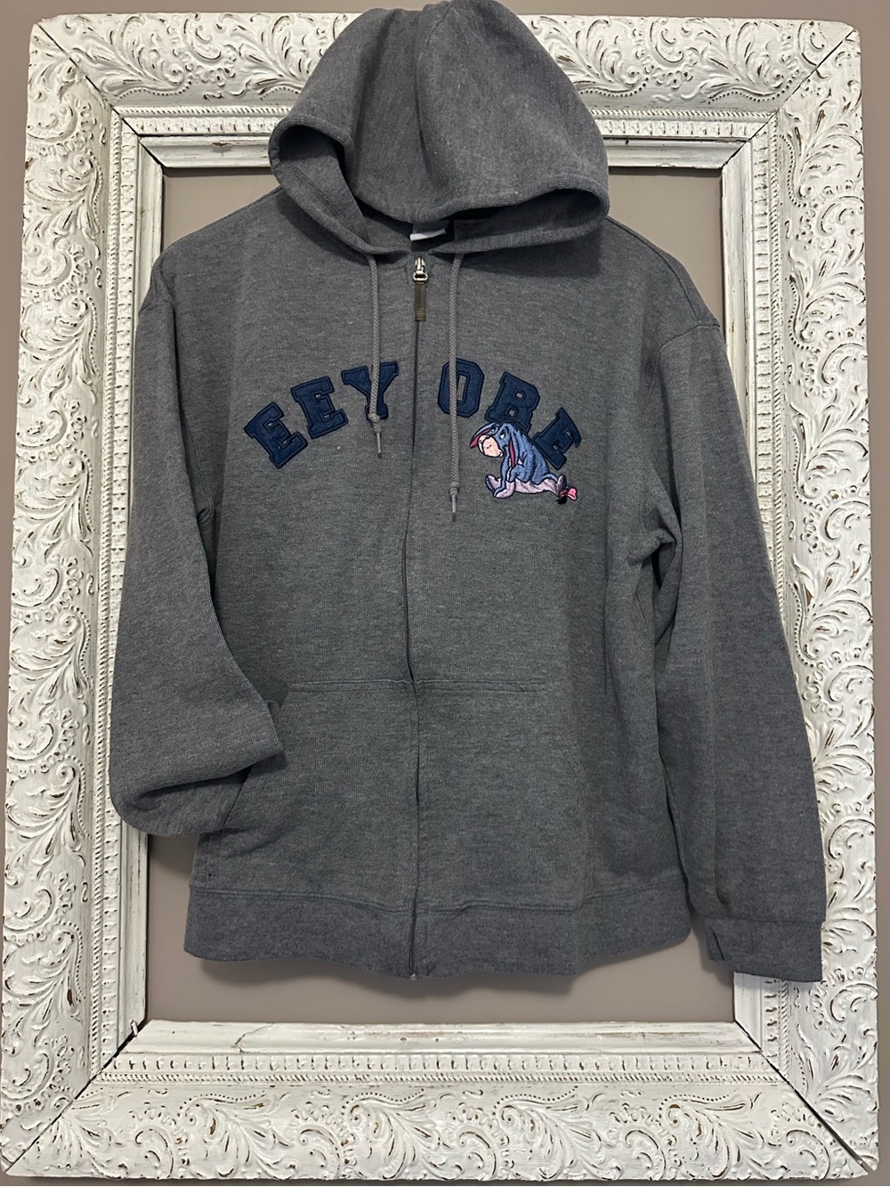 Disney Gray Hoodie with Eeyore! Size L. ❣️